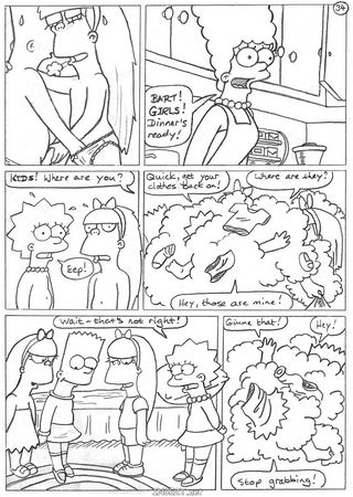 Simpsons twins incest comics